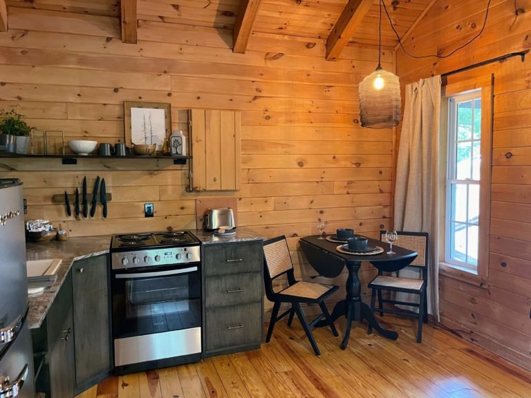 Kitchen and dining table